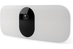 Arlo Pro3 Floodlight WiFi zewnętrzna kamera monitorująca, bezprzewodowa, 2K, czujnik ruchu, tryb nocny w kolorze, reflektor LED, dwukierunkowe audio, 90-dniowa wersja testowa Arlo Secure,