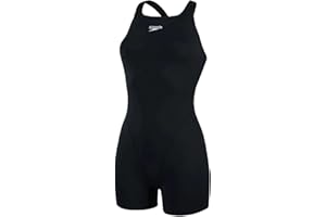 Speedo Kobiety Eco Endurance+ Legsuit Strój Kąpielowy, Czarny, 34