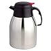 Produktbild MP 2.0 Liter Tee Isolierkanne Kaffeekanne / Vacuum Teekanne , 18/10 Edelstahl, Quick Tip Verschluss, 100% dicht, Schwarz, Soft Grip - 2 L
