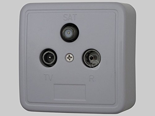 Preisvergleich Produktbild VIALUNA DSE650 1dB 3-fach Enddose Basic