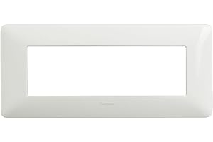 Bticino AM4806BBN Plate 6 Modules, White