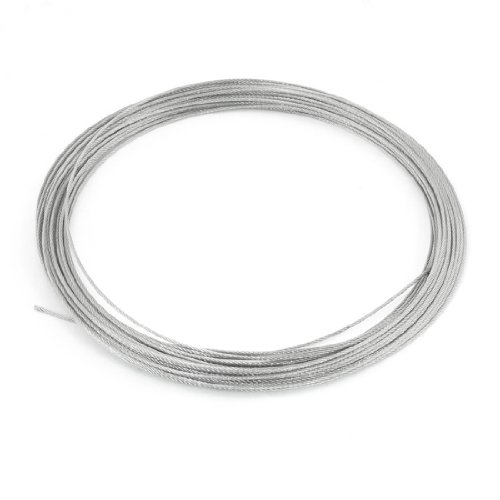 Schleifstifte Maschine 1 mm Dia 7 X 7 10 m lang Edelstahl Drahtseil Kabel