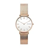 Skagen Damen Analog Quarz Uhr mit Edelstahl Armband SKW2714