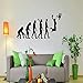 Produktbild JXWR Basketball Evolution Wandtattoos Spielball Wandtattoos Vinyl Aufkleber Sport Home Indoor Wandbild Bild Aufkleber 50 x 122 cm