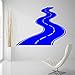 Produktbild Straße Wandtattoo Autobahn Vinyl Aufkleber Straße Wandkunst Kinder Racing Straße Schlafzimmer Wohnzimmer Roon Dekoration Abnehmbare 57 * 33 cm