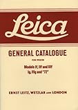 Image de Leica General Catalogue for 1955/58: Models If, Iif And Iiif, Ig, Iiig And 72