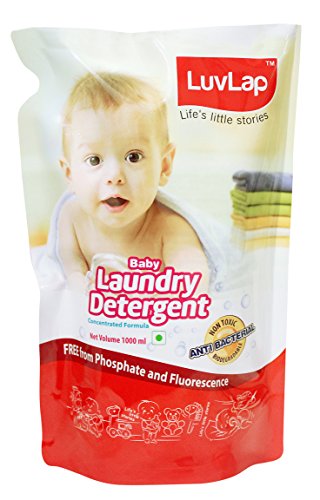 LuvLap Baby Laundry Liquid Detergent Refill Pack (1L)