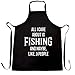 Produktbild Scherz Schürze des Chefs Alles, was ich über die Pflege Fischfang betreibt und 3 Personen Black One Size