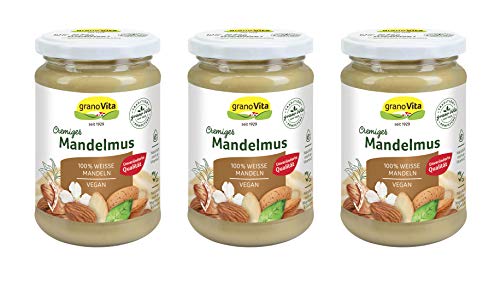 Mandelmus granoVita - 3 x 500 g - Mandelmus cremoso - Vega.