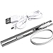 Produktbild Demino Edelstahl USB aufladbare Mini-Taschenlampe handliche LED Taschenlampe Pen Licht mit Clip