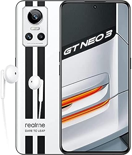 realme GT NEO 3 80W - 8+256GB, 5G Smartphone, Display Super OLED 120Hz, MTK Dimensity 8100 5 nm, Charge SuperDart 80 W, Dual Sim, NFC, Sprint White