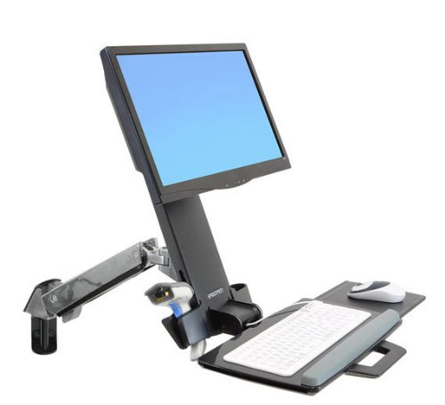 Ergotron StyleView Sit-Stand Combo Arm bis 61 cm aluminium - 2