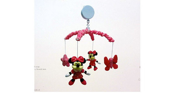 Disney Minnie Mouse Mobile Musical Brahms Lullaby Amazon Fr Bebes Puericulture