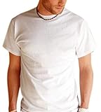 weiss Fruit of the Loom 112120 Herren T-Shirt, Gr. 52 (L), weiss (weiss)