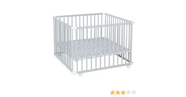 Geuther Parc Belami 2233 Ajustable En Hauteur Bois Gris Motif Du Fond Monstre 97 X 97 Cm Amazon Fr Bebe Et Puericulture
