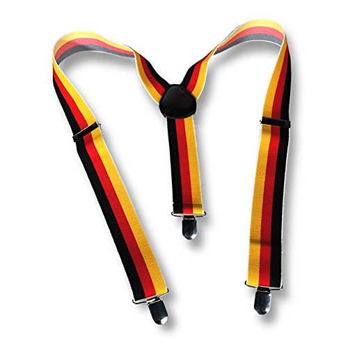 HC-Handel 922601 Hosenträger “Deutschland” WM EM Fanartikel Fußball