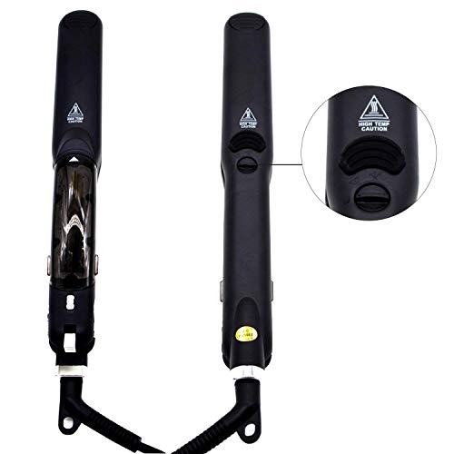 Professional Argon Oil Steam Flat Iron Hair Straightener  Ceramic Tourmaline Ionic Salon Steam Styler For Curly And Straight Hair With Glove