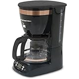 TECHWOOD TCA-911 Cafetiere électrique programmable ? 800W ? 1.25 L - Noir