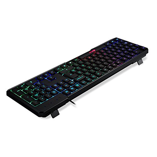       KLIM Chroma - Teclado Gaming en ESPA  OL - USB - Alto rendimiento - Teclado Retroiluminado para Juegos - PC PS4 Windows Mac - Nueva 2018 Versi  n