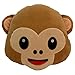 Produktbild LI&HI Affe Emoji Lachen Emoticon Kissen Polster Dekokissen Stuhlkissen Sitzkissen Rund(Affe)