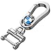 Price comparison product image COVELL Compatible with BMW Keychain with Car Logo Emblem, Premium Zinc Alloy Material Keyring for BMW Key Fob