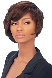Short , 1B Off Black : OUTRE Velvet Tara 2.4.6 Color 1B Remi Human Hair Weave