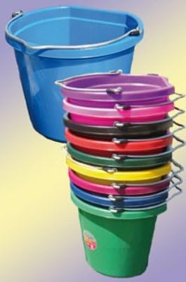 Fortex Industries Flat Back Bucket Hot Pink 20 Quart - FB-120HP