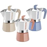 Pedrini My Moka Color Coffee Maker 2 Cups 3 Colors
