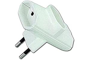 Fontini - Clavija triple plana 3202/10108052, Blanco