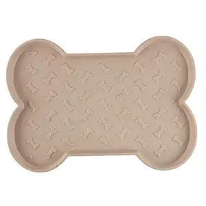 PoochBox Skid Bone Shape Tray (Specially for Dog)-520 ml