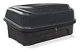 Menabo Boxxy Boîte de transport pour porte-vélos monté sur boule d'attelage ou sur hayon - Noir - 330 l