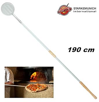 PALA GIRA RUOTA PIZZA DIAM. 19 cm CON MANICO INTERAMENTE IN ALLUMINIO 190  cm : Amazon.it: Commercio, Industria e Scienza
