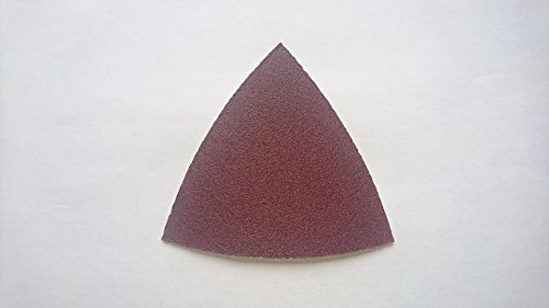 25 x Klett-Schleifdreiecke Korn 80, Schleifpapier Deltaschleifer 82 x 82 x 82 mm, Fein passend