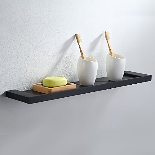 Homelody Schwarz Badregal 304 Edelstahl Wand Duschregal Wandablage Regal Seifenhalter Wandmontage Halter Bad/Badzimmer