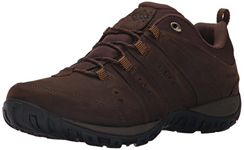 Columbia Woodburn Plus Waterproof, Botas de Senderismo para Hombre, Marrón (Cordovan, 232Cordovan, Squash 232), 43.5 EU