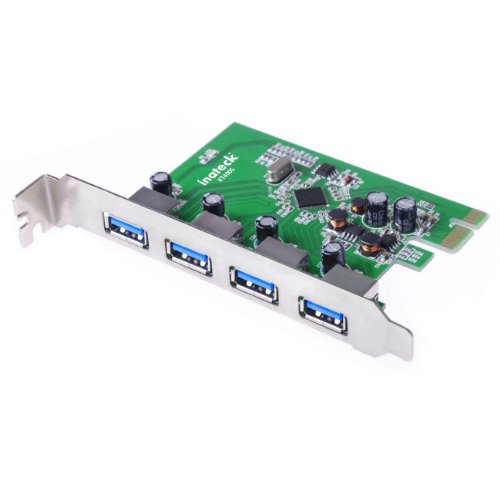 [Keine zusätzliche Stromanbindung]Inateck KT4005 USB 3.0 Karte 4 usb3.0 Ports Pci Expresskarte, Keine Stromanbindung mehr erforderlich, Versorgung über den PCI-E Einschub - 2