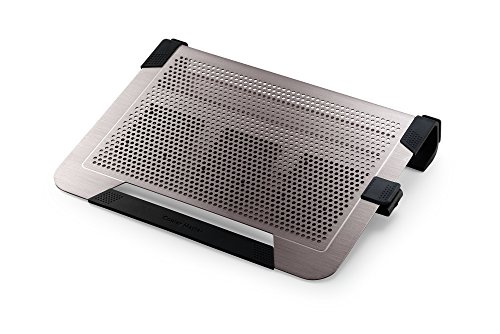 Cooler Master NotePal XL – Kühlerunterlage für Notebooks silber platin Standard