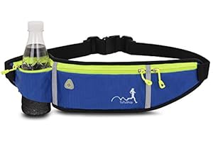 TuTuShop Lekki pasek do biegania regulowany pas do biegania z elastycznym paskiem etui do biegania uchwyt na telefon akcesoria do iPhone Samsung, saszetka treningowa dla mężczyzn/kobiet, NIEBIESKI,