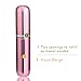 Mudder Travel Refillable Mini Perfume Atomizer Bottle Spray 6 ml, Pink