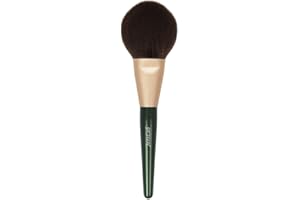 JessLab Pinceau à Poudre, Manche en bois Pinceau en Poudre de Vrac Pinceau de Maquillage pour le Visage pour Poudre Pressée en Poudre, Poils Synthétiques - 1 Pièce