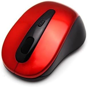 Electronic4sale Cordless USB Receiver Wireless 2.4g Optical Mouse for Pc/laptop Red