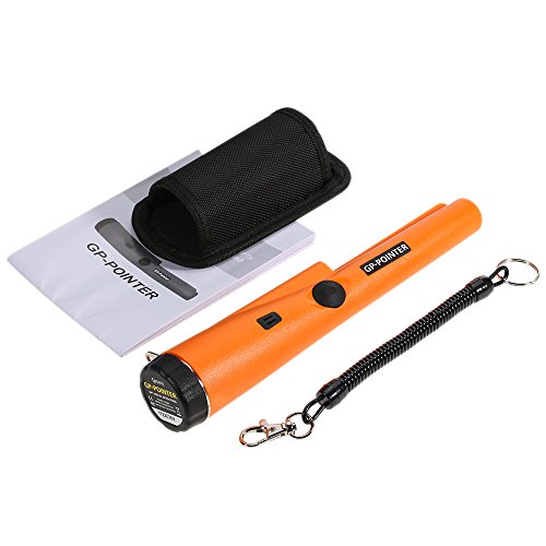 KKmoon Metalldetektor Pinpointer Pinzeiger Probe mit Holster, IP66 Wasserdichte Schatzsuche Ausgraben Werkzeug Zubehör, Summer Vibration Automatische Tuning, 360° Scan Erfassungsbereich - 4