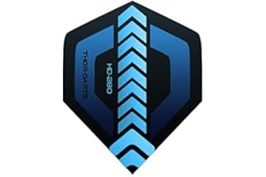 THOR-DARTS TD_F1_Blau_15 Lot de 15 ailettes de fléchettes Ultra résistantes 150 microns F1 Bleu