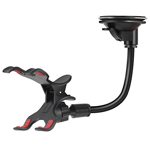 Supporto smartphone auto Ipow Supporto cellulare per auto con ventosa,universale porta 360Â° per Cruscotto Dashboard Parabrezza phone holder per iPhone 7 7 plus 6s Plus 6s 6 Plus 6 5s 5c 5 4s, Samsung Galaxy S8 S8 plus S7 Edge, Huawei P10 P10 lite P10 plus P9, Sony / Nexus / LG G5 / Huawei / HTC ecc