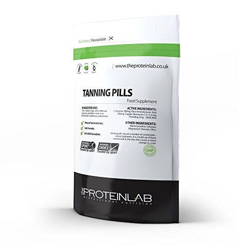 Tanning Tablets, Safe Tan Accelerator Pills, Get A Healthy Natural Tan, UK Made (30 Tablets - Foil Pack)