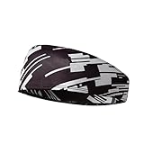 Neu Elastisches Tarnung Headband Sport Stirnband Kopfband, LEEDY Schweiß Alltag Yoga Fitness Haarband Beim Jogging Laufen Wandern Fahren Stirnbänder