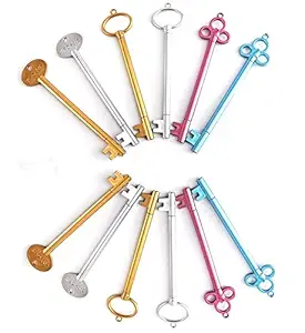 Bulkhunt 12 Pieces Key Theme Black Ink Gel Pen Set Kawaii School Supplies Office Stationary