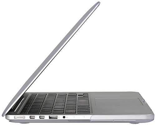 Topideal 3 in 1 – [EU/GB-Tastatur Version] Matte Hart-Schutzhülle für MacBook 13 Pro 33,8 cm (13 Zoll) mit Retina-Display-Modell A1425 / A1502 (ohne CD-ROM-Laufwerk) + Tastaturhülle + Displayschutzfolie - 3