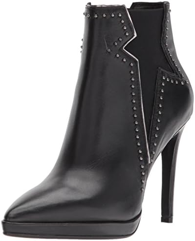 Lola Cruz Women's Cetus Ankle Boot, Black, 37 Regular US