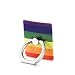 Produktbild Lustre Ringständer/Griff für Smartphones, Design Regenbogen-Fahne/LGBT, bunte Halterung für Auto, für iPhone X/7 Plus/8s/8s Plus, Galaxy S9/ Edge/S9+/Note/Google Pixel/Pixel XL/LG G5/G6/V20 und iPad, Kindle, Tablet und mehr
